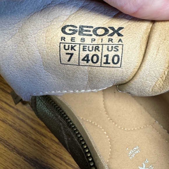 EUC GEOX MYRIA High Top Sneakers Bronze/Brown - Picture 10 of 10